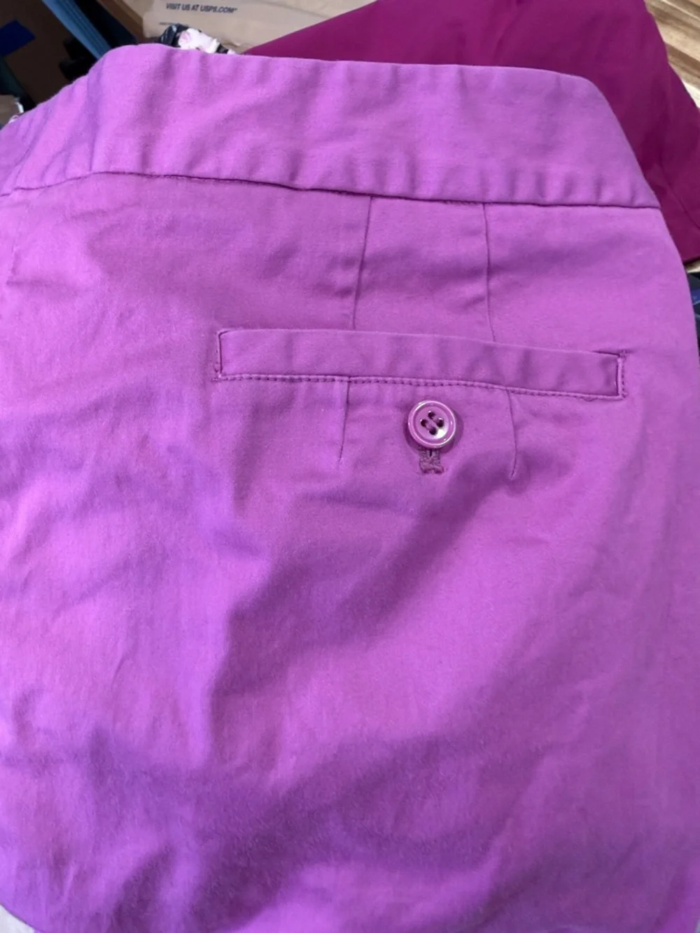 Lane Bryant Bright Pink Cropped Pants - Picture 5 of 5